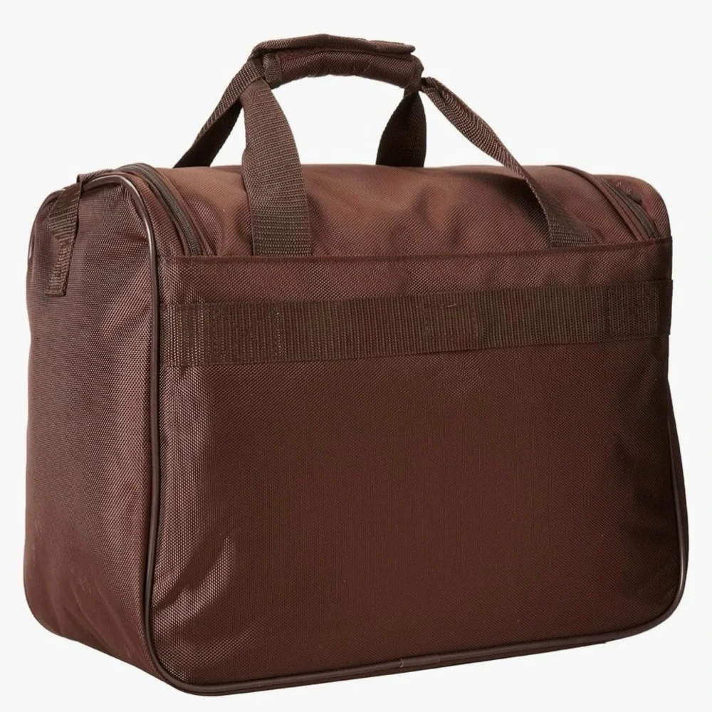 Caribbean Joe 16 Inch Weekend Gadget Bag, Chocolate Brown